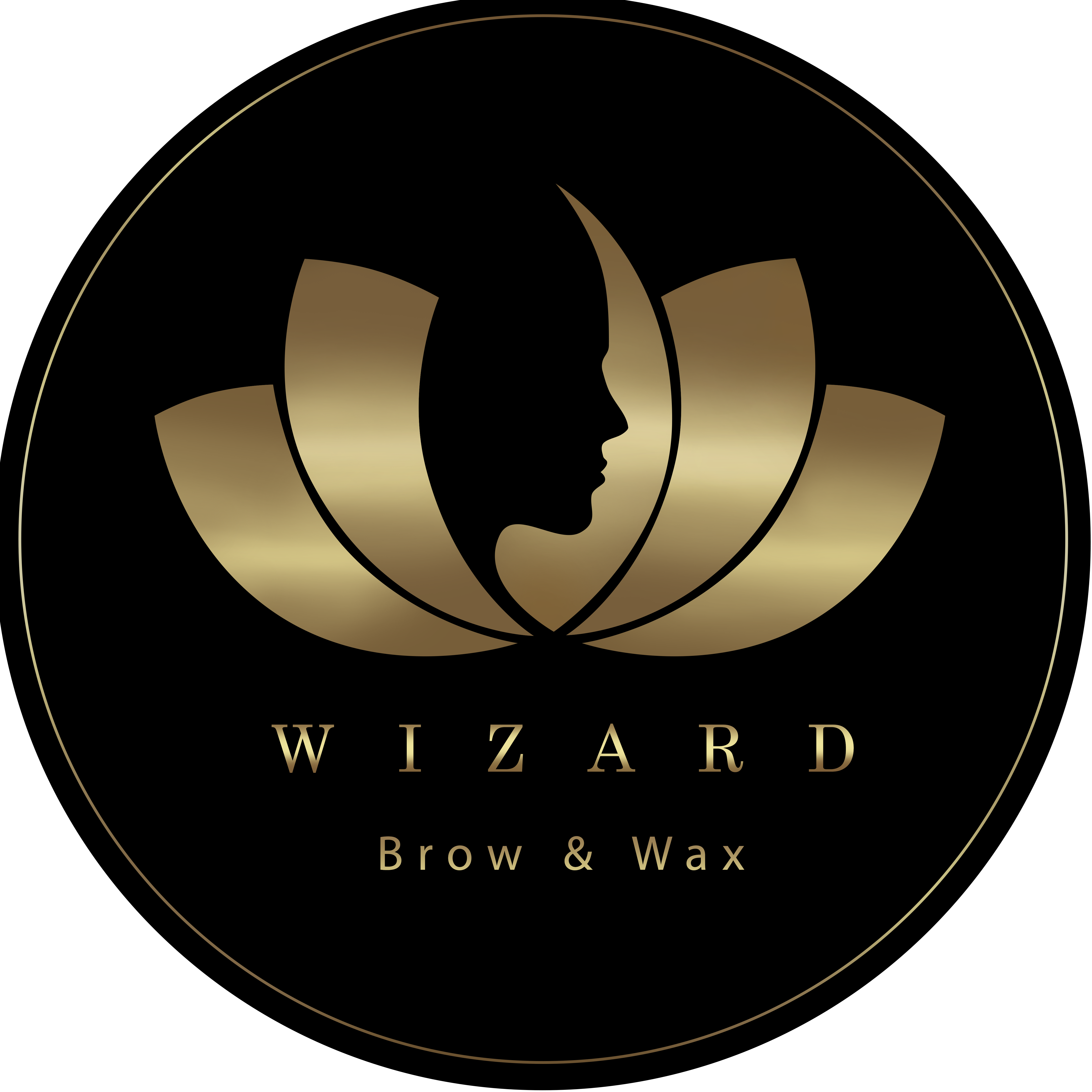 Brow & Wax Wizard logo