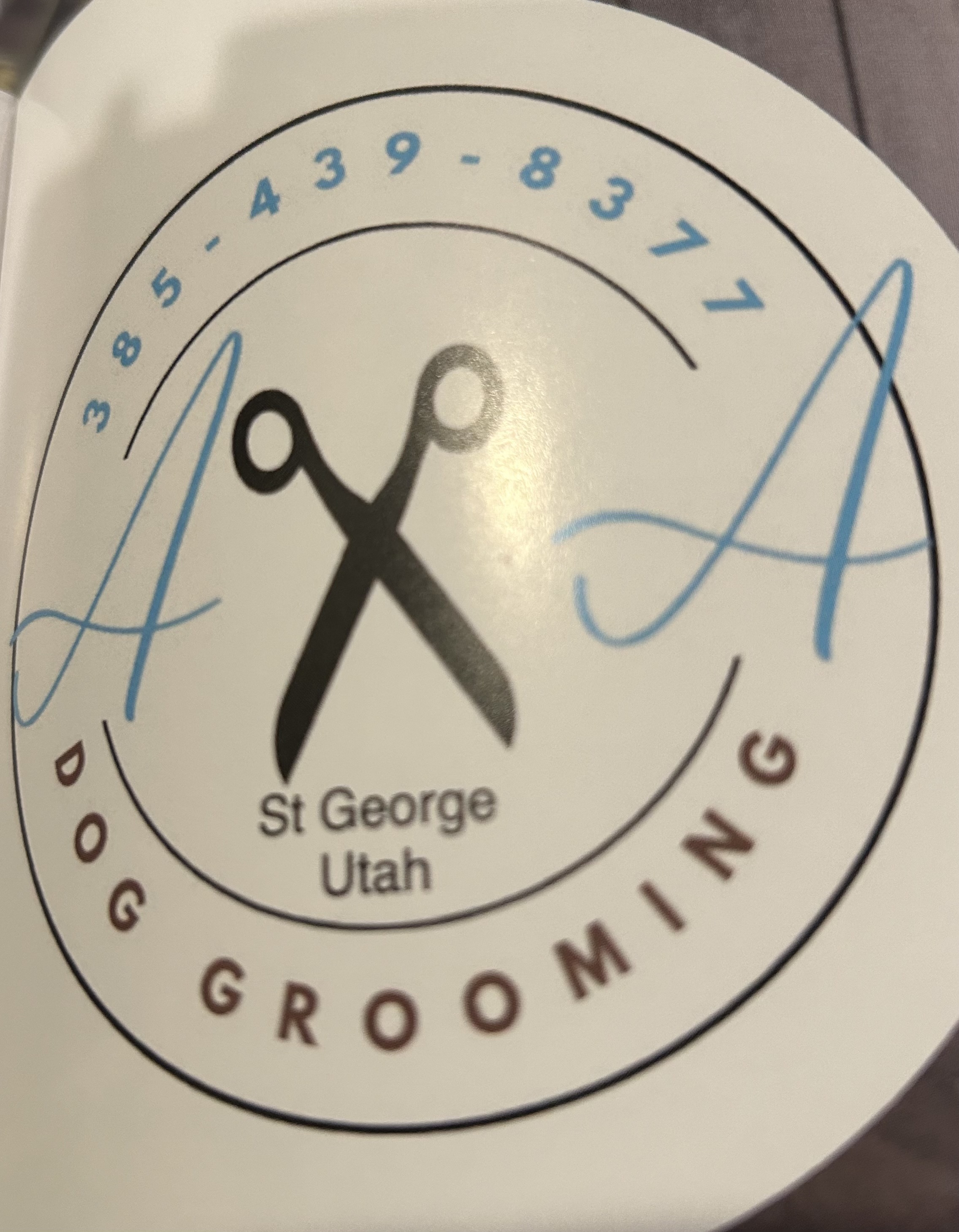 A ✂️ A Dog Grooming logo