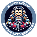 Happy Chimp Box Monkey Services logo