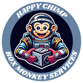 Happy Chimp Box Monkey Services logo