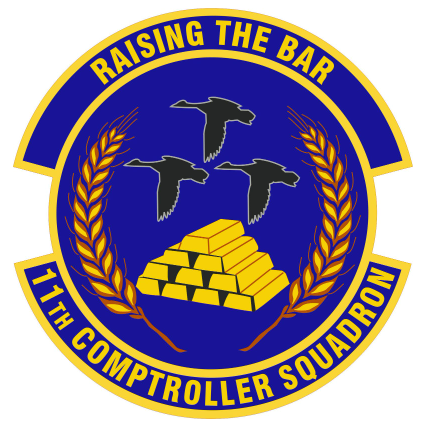 11th Comptroller Squadron logo