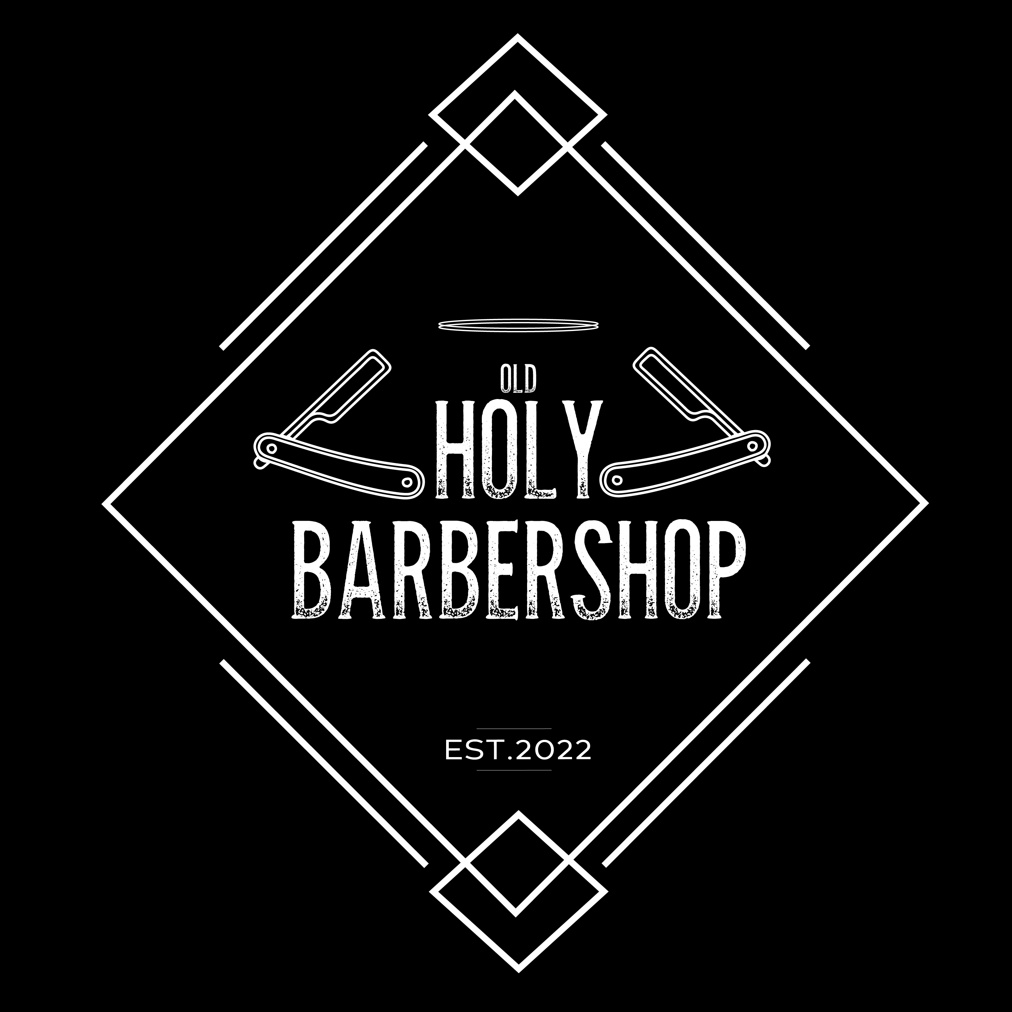OLD HOLY BARBERSHOP logo