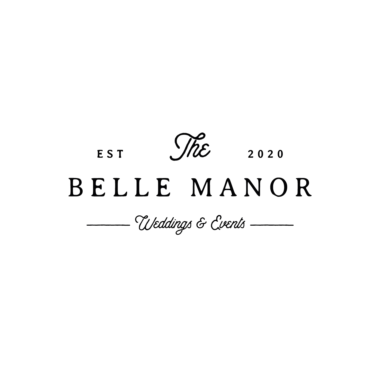 The Belle Manor logo