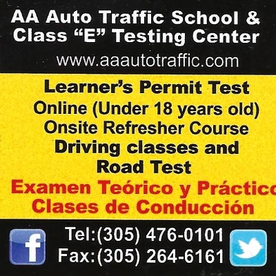 AA Auto Traffic School logo