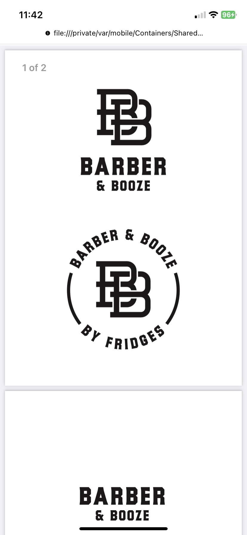 Barber And Booze logo