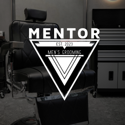 Mentor men's grooming logo