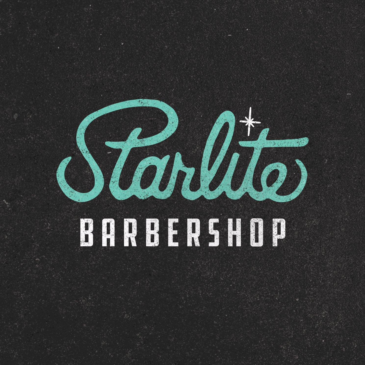 Starlite Barbershop logo
