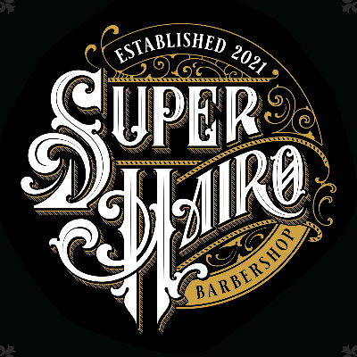 SuperHairo Barbershop logo