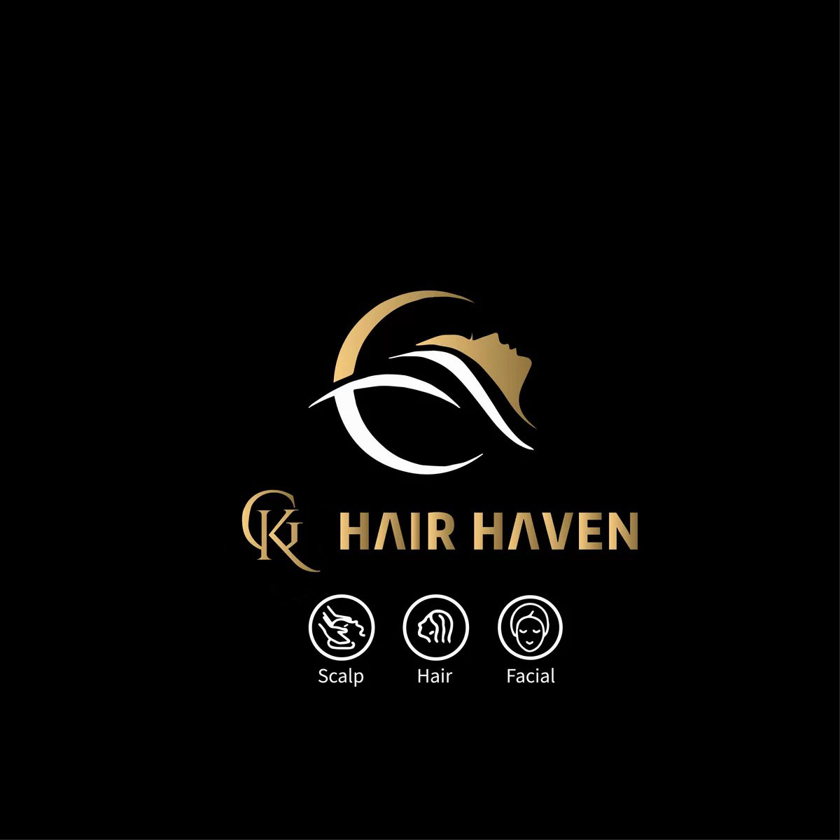 GK Hair Haven logo