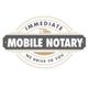 Immediate Mobile Notary logo