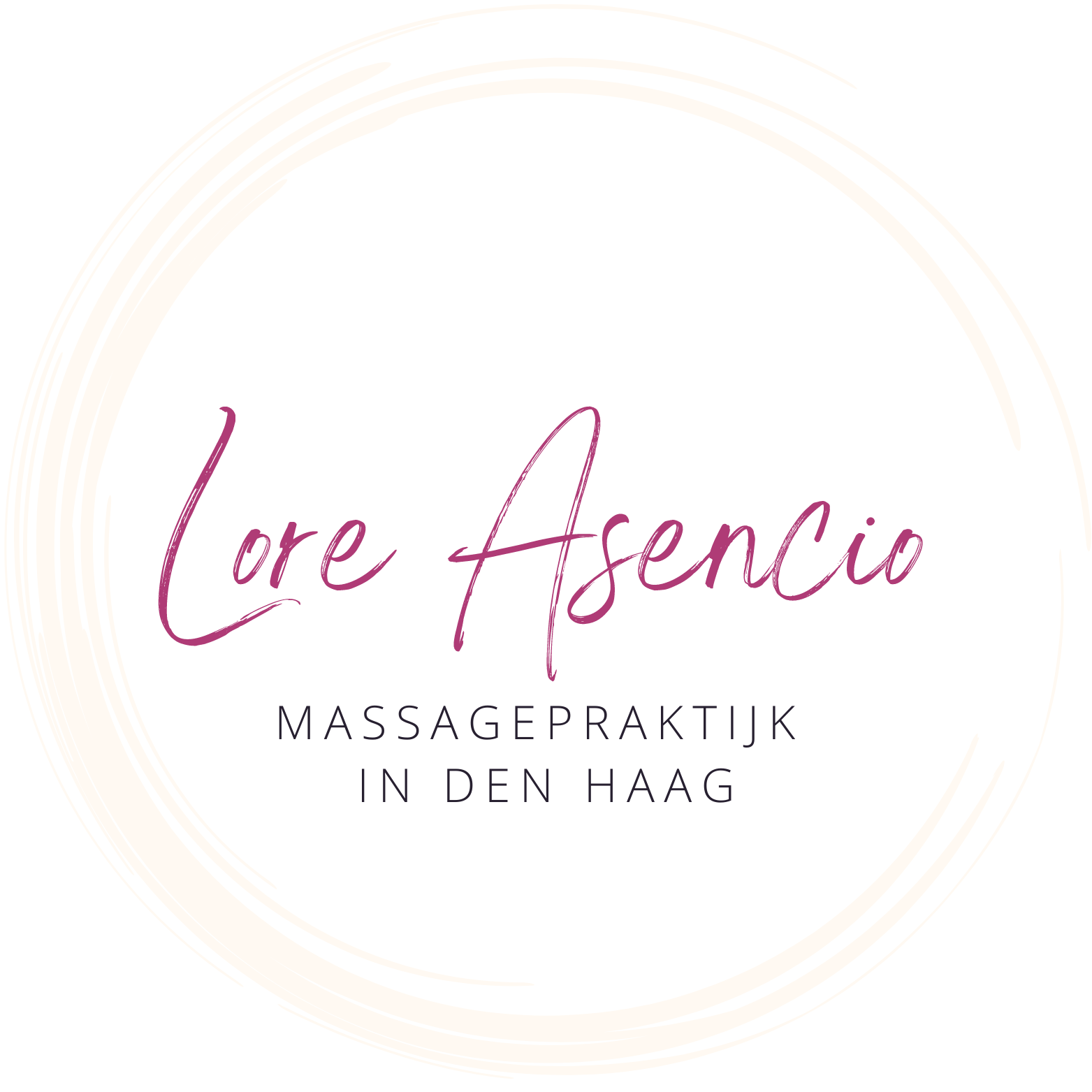 Lore Asencio / Yoga & massage logo