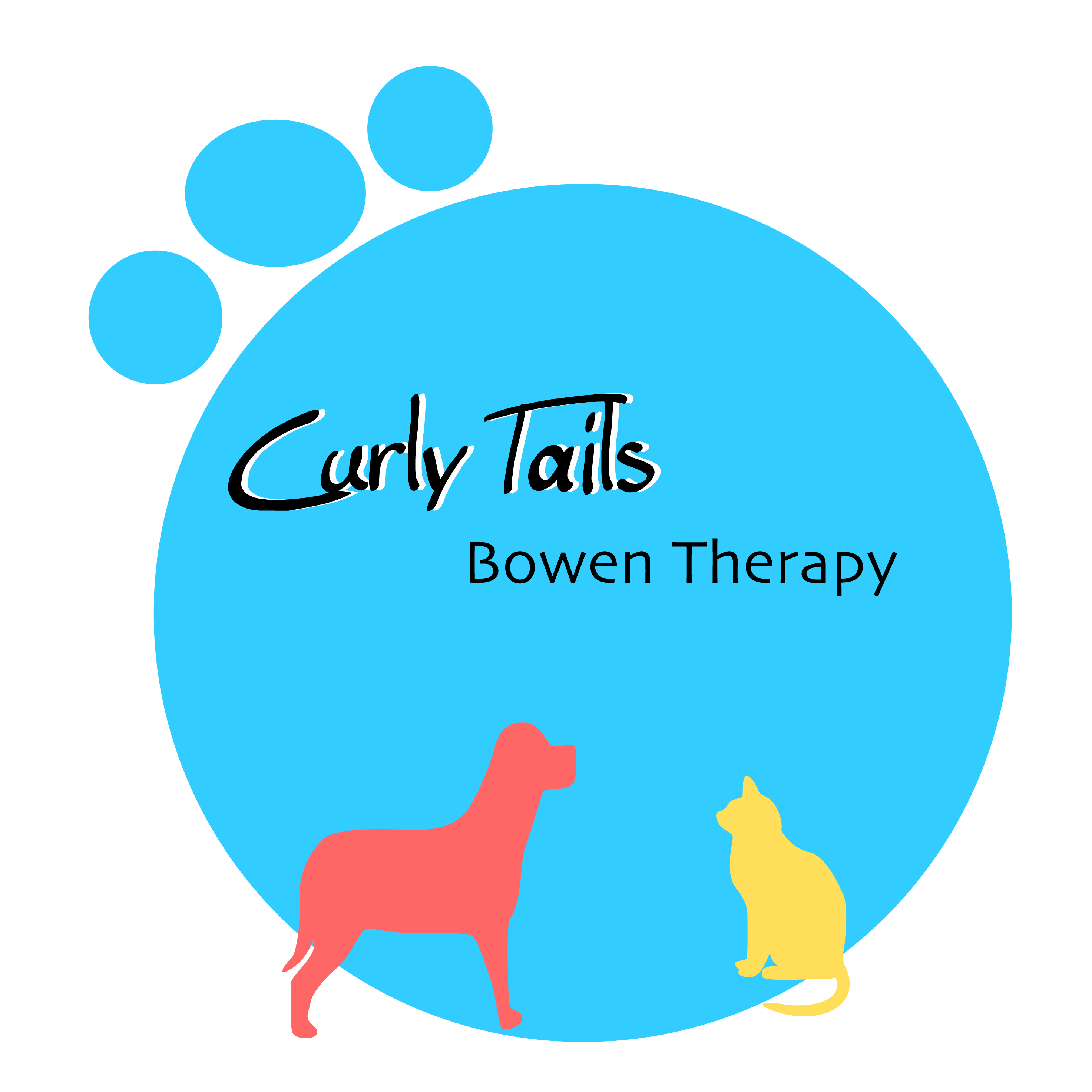 Curly Tails Bowen & Animal Therapy logo